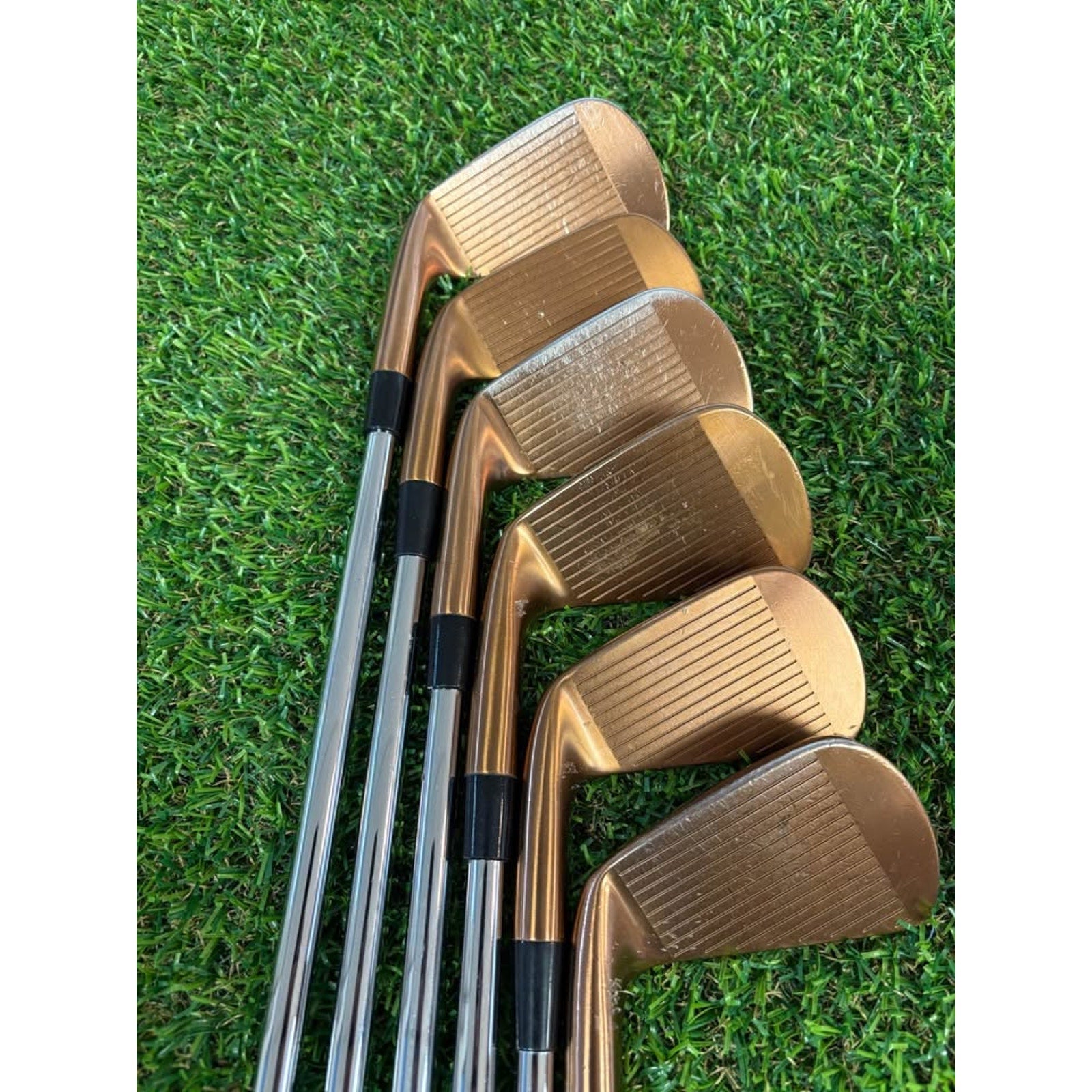 Cobra King RF Copper Forged 5-PW Stiff Flex Dynamic Gold EX Weight Lock S200 ($600)