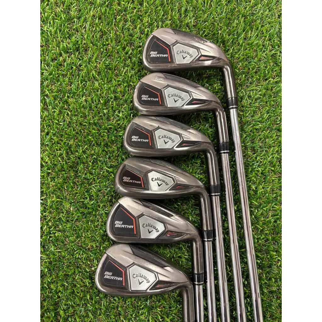 Golf Iron Set - 2019 Callaway Big Bertha Irons 6-AW Stiff Flex TT Speed Step 80g