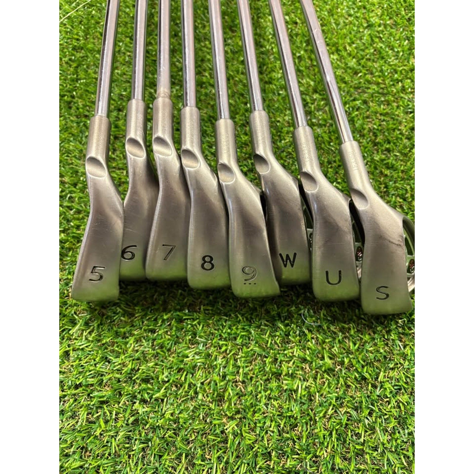 Ping G15 5-W, UW, SW Regular Flex AWT Steel Blue Dot