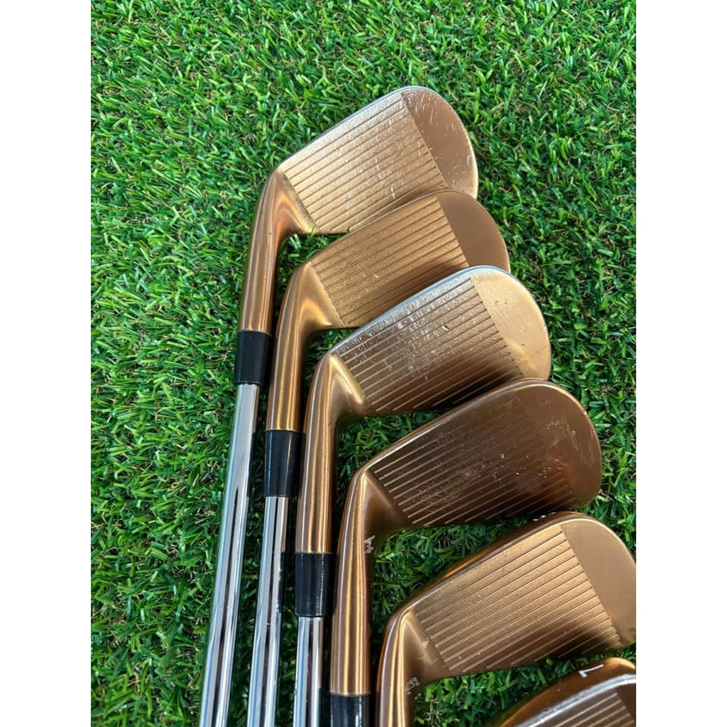Cobra King RF Copper Forged 5-PW Stiff Flex Dynamic Gold EX Weight Lock S200 ($600)