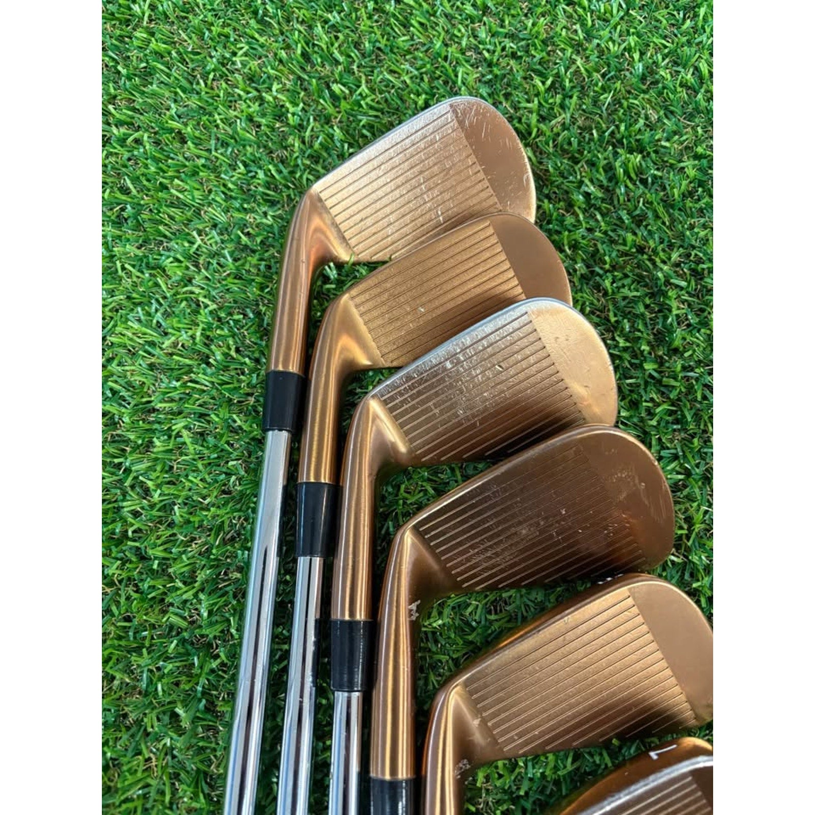 Cobra King RF Copper Forged 5-PW Stiff Flex Dynamic Gold EX Weight Lock S200 ($600)