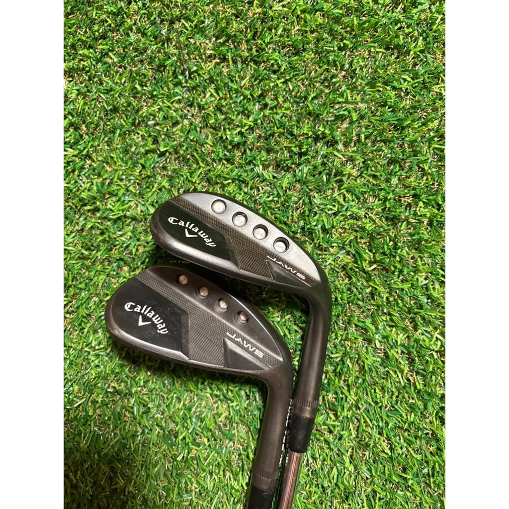 Wedge Set - Callaway Jaws Full Toe Black 58° & 64° DG Spinner 115 Wedge Flex