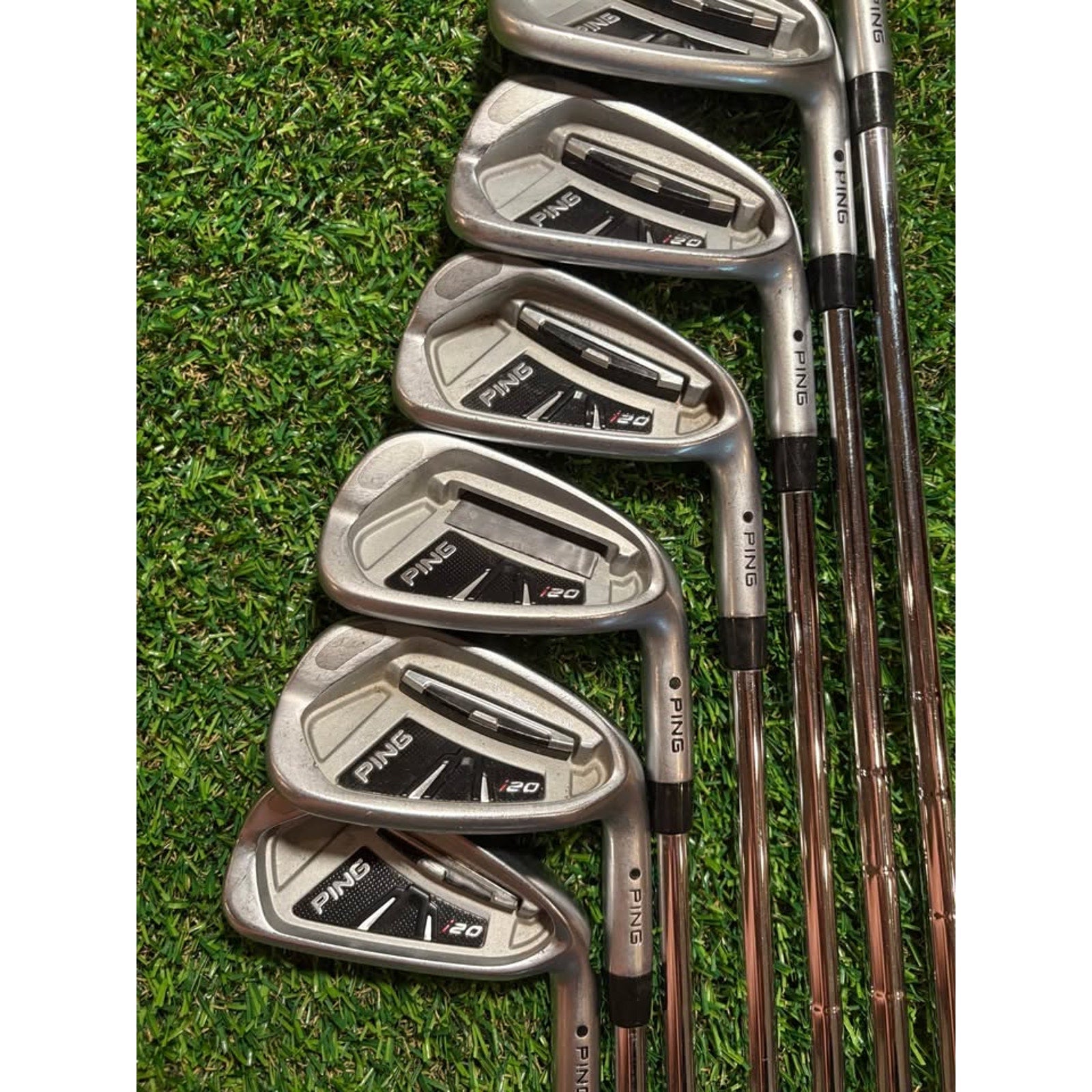 Golf Iron Set - Ping i20 4-PW Stiff Flex Black Dot CFS Steel – JPK