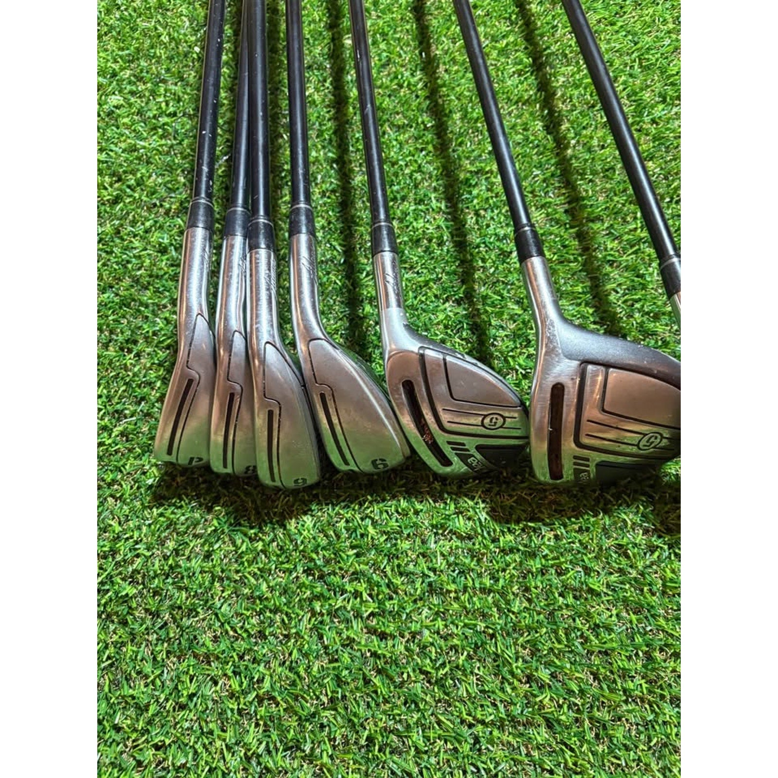AAdams Idea 2014 Hybrid Iron Combo Set – 5 Wood, 4 & 5 Hybrids, 6, 8, 9, PW Senior Flex
