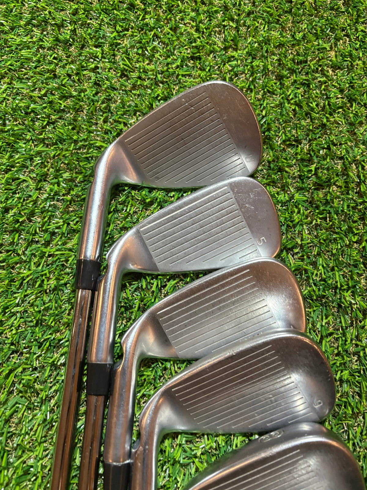 Golf Iron Set - PING G425 5-UW Stiff Flex Blue Dot KBS Tour 120g