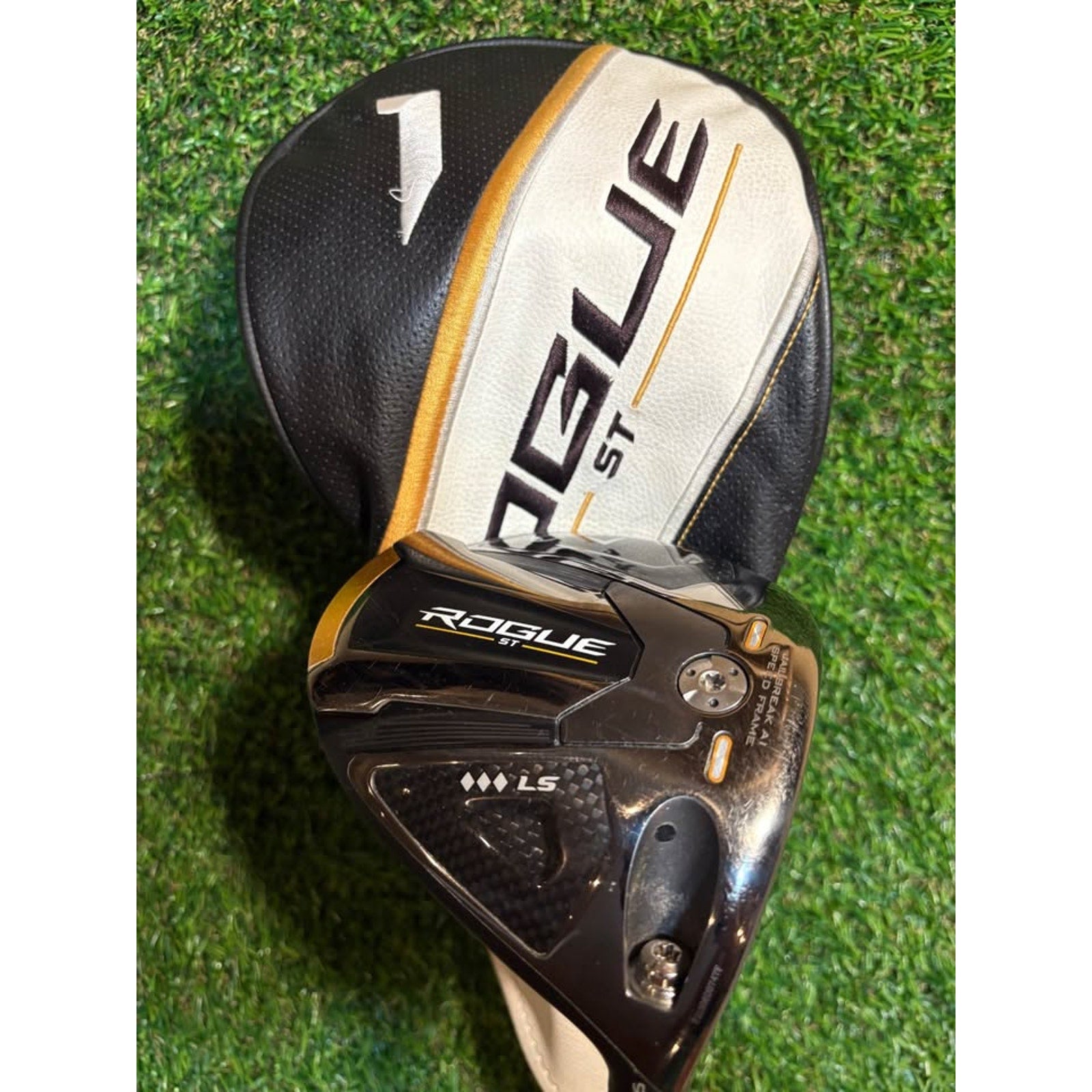 Golf Driver - Callaway Rogue ST Triple Diamond LS 9.0° Stiff Flex KBS TD 40g w HC