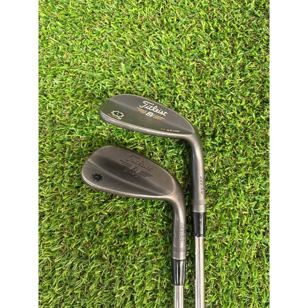 Wedge Set - Titleist SM7 Jet Black 52° & SM5 60° M Grind Wedge Flex