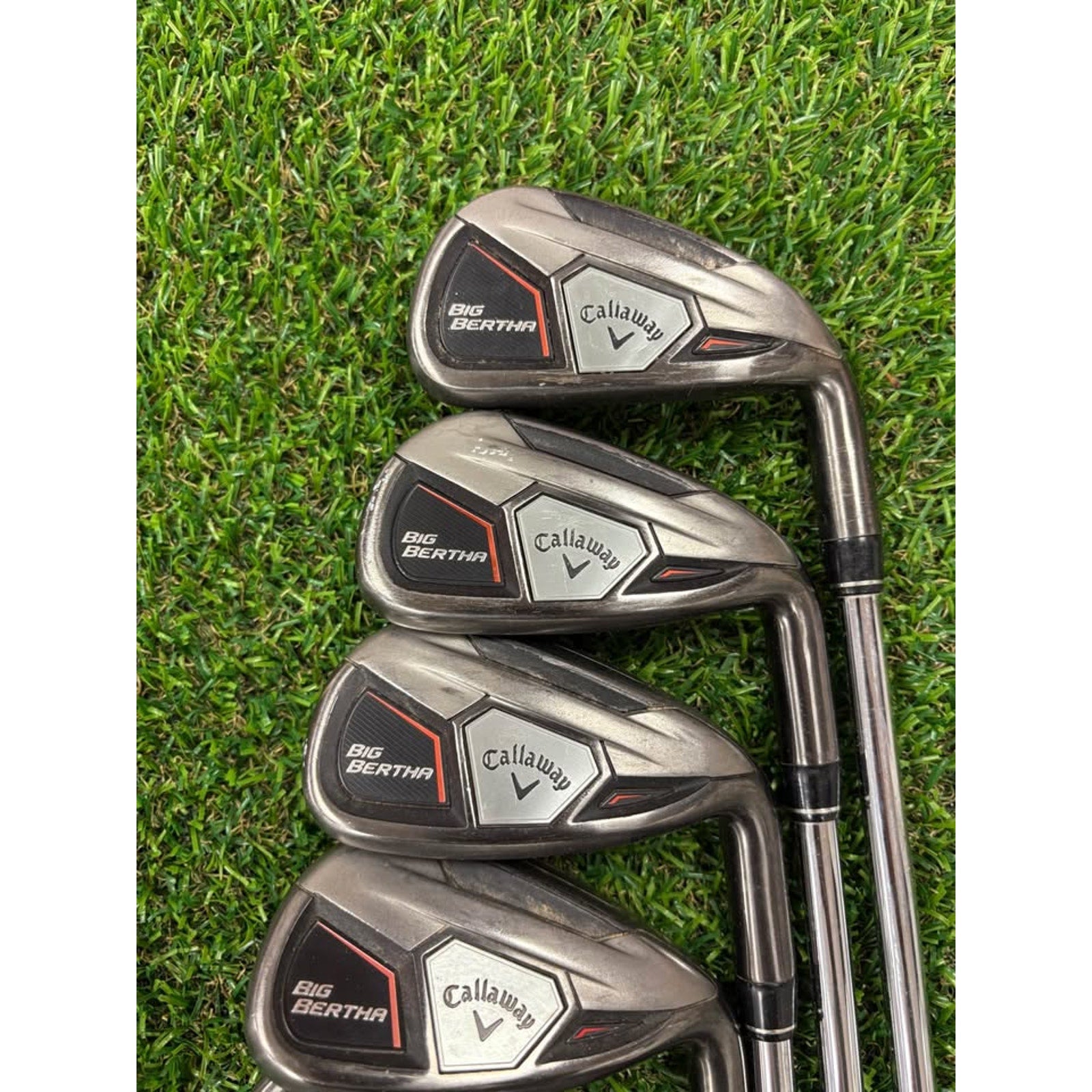 Golf Iron Set - 2019 Callaway Big Bertha Irons 6-AW Stiff Flex TT Speed Step 80g