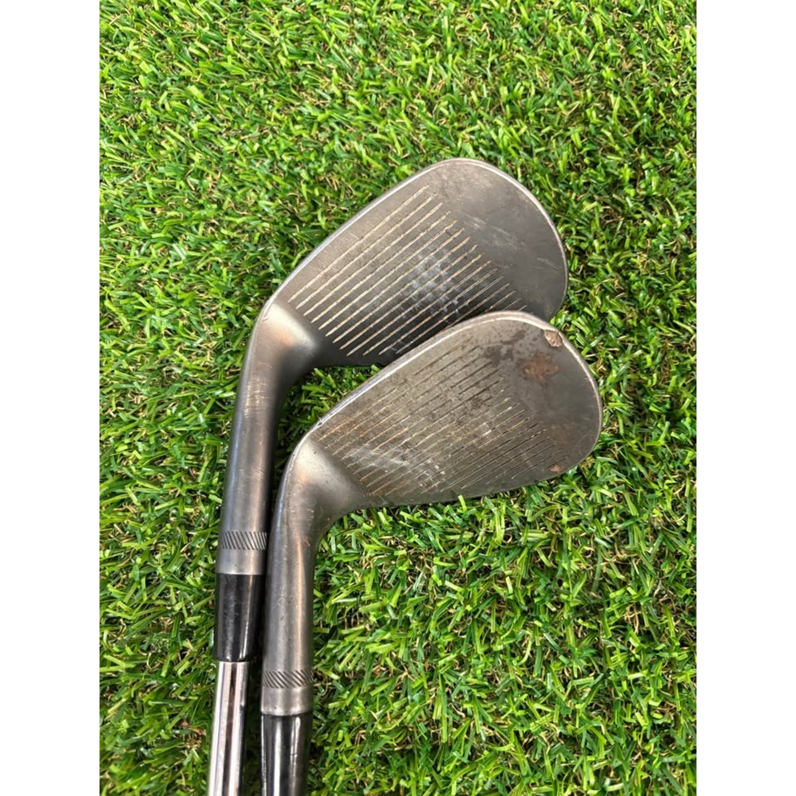 Wedge Set - Titleist SM7 Jet Black 52° & SM5 60° M Grind Wedge Flex