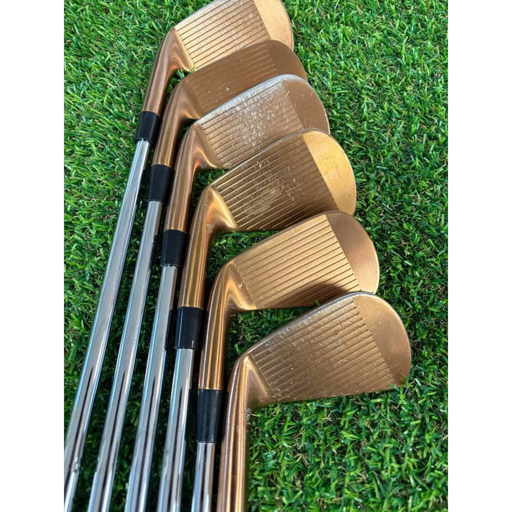 Cobra King RF Copper Forged 5-PW Stiff Flex Dynamic Gold EX Weight Lock S200 ($600)