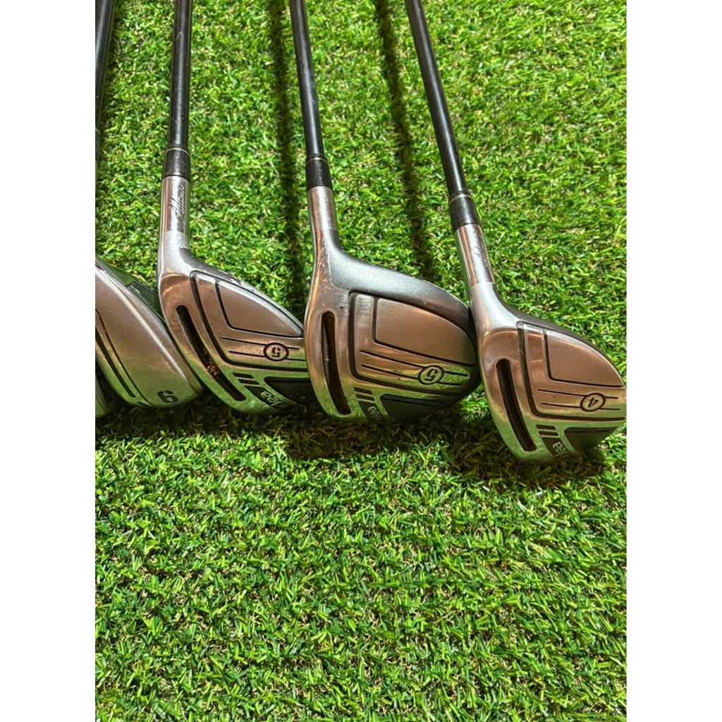 AAdams Idea 2014 Hybrid Iron Combo Set – 5 Wood, 4 & 5 Hybrids, 6, 8, 9, PW Senior Flex