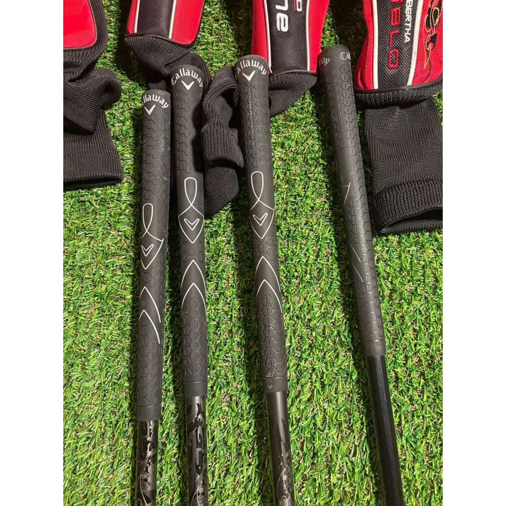 Driver/Wood Set - Left-Handed Callaway Diablo Octane Driver, 3 Wood, 5 Wood, 7 Wood Regular Flex