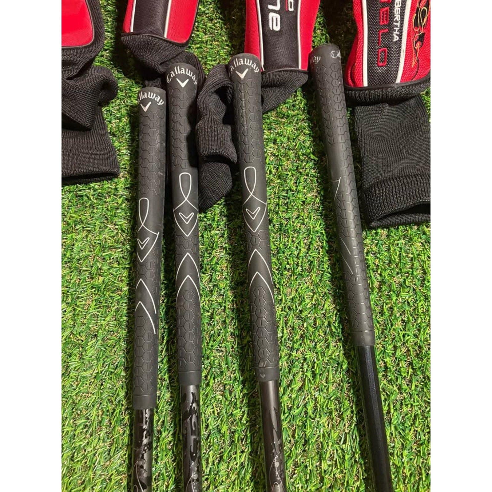 Driver/Wood Set - Left-Handed Callaway Diablo Octane Driver, 3 Wood, 5 Wood, 7 Wood Regular Flex