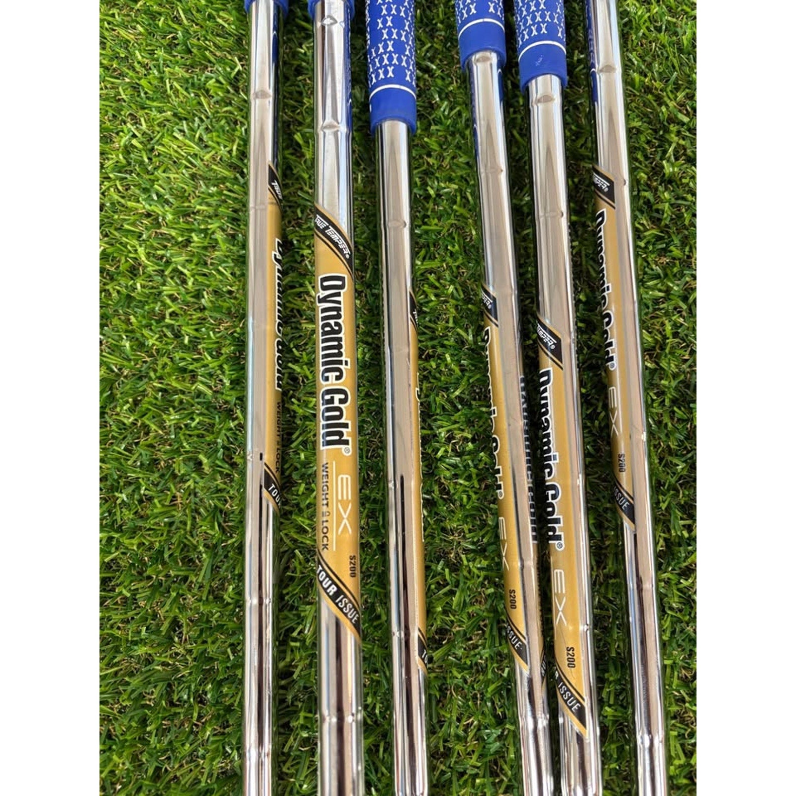 Cobra King RF Copper Forged 5-PW Stiff Flex Dynamic Gold EX Weight Lock S200 ($600)
