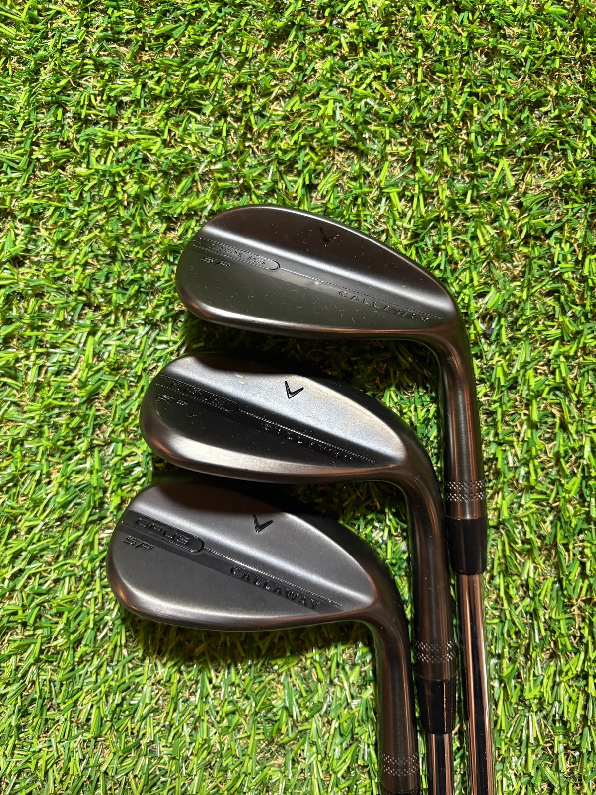 Wedge Set - Callaway Opus SP Black Wedge Set 50° 54° 58° Stiff Flex Dynamic Gold S200