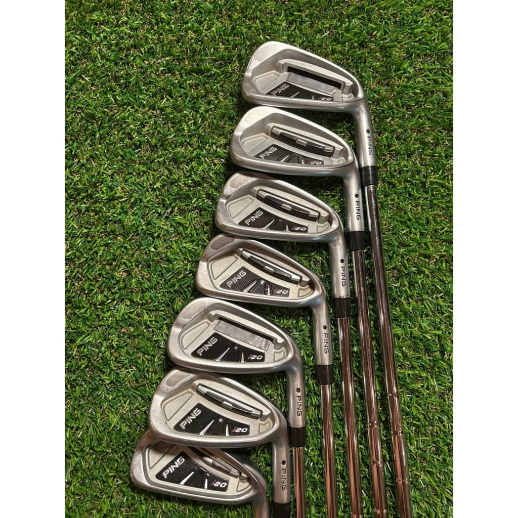 Golf Iron Set - Ping i20 4-PW Stiff Flex Black Dot CFS Steel