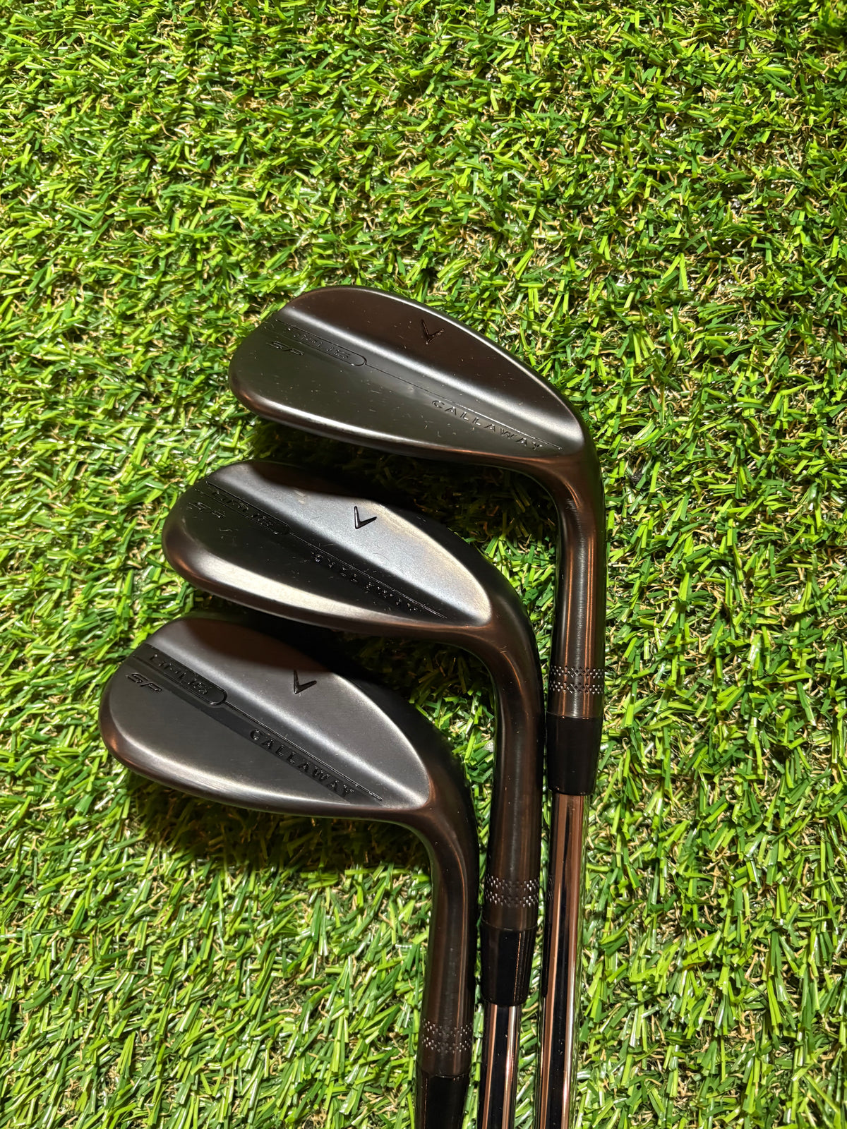 Wedge Set - Callaway Opus SP Black Wedge Set 50° 54° 58° Stiff Flex Dynamic Gold S200