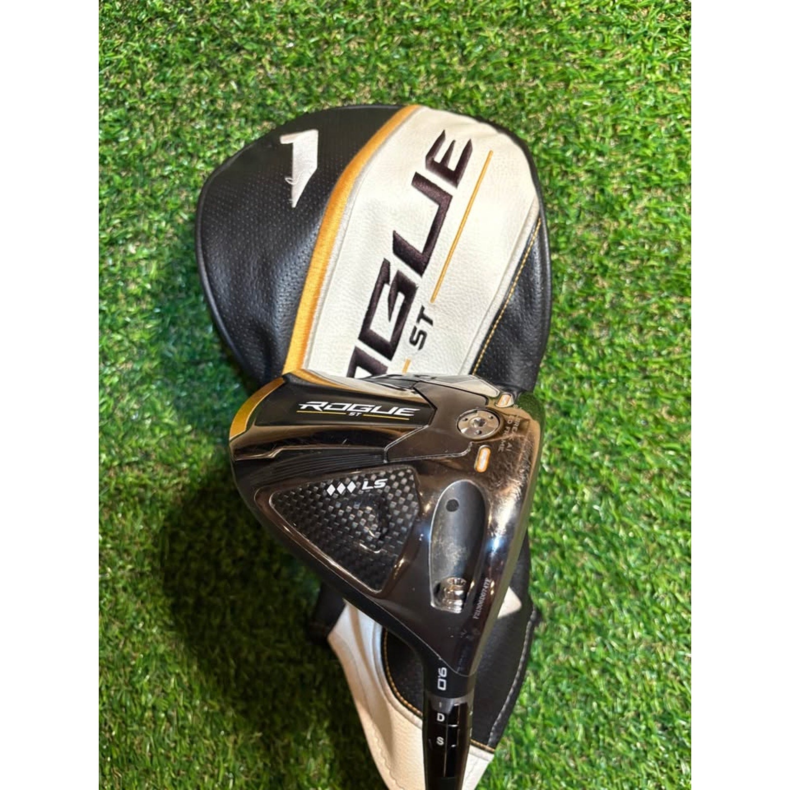 Golf Driver - Callaway Rogue ST Triple Diamond LS 9.0° Stiff Flex KBS TD 40g w HC