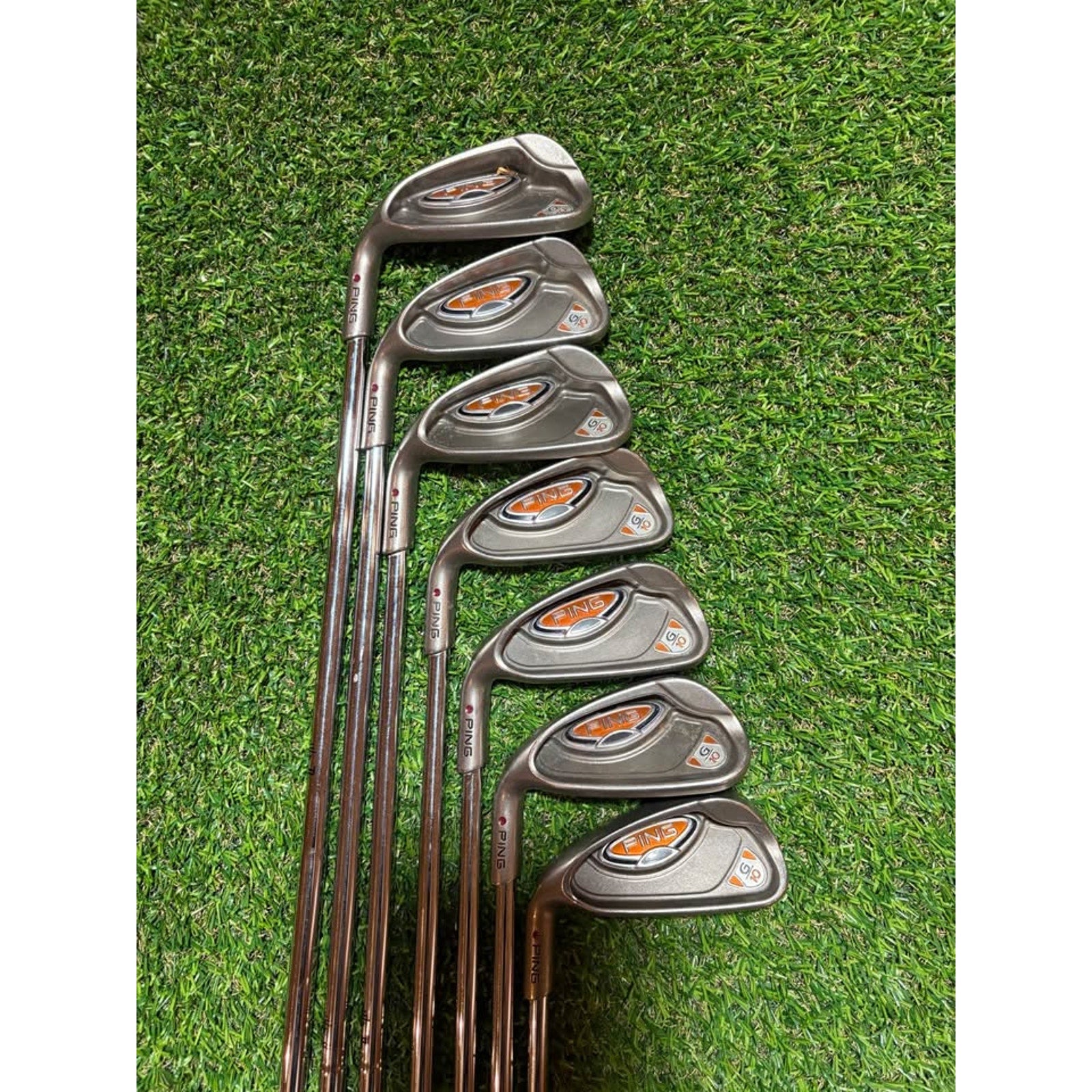 Iron Set - Left-Handed Ping G10 4–PW Stiff Flex AWT Steel Shafts