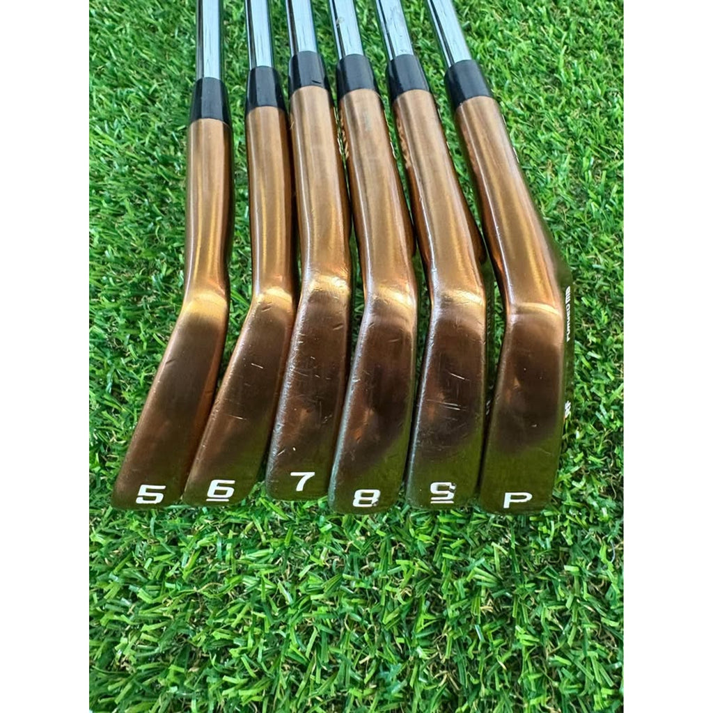 Cobra King RF Copper Forged 5-PW Stiff Flex Dynamic Gold EX Weight Lock S200 ($600)