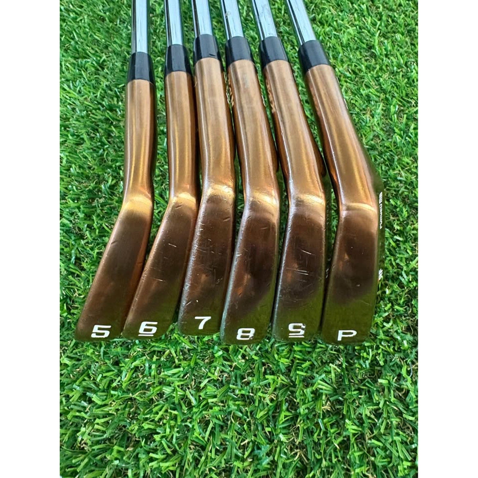 Cobra King RF Copper Forged 5-PW Stiff Flex Dynamic Gold EX Weight Lock S200 ($600)