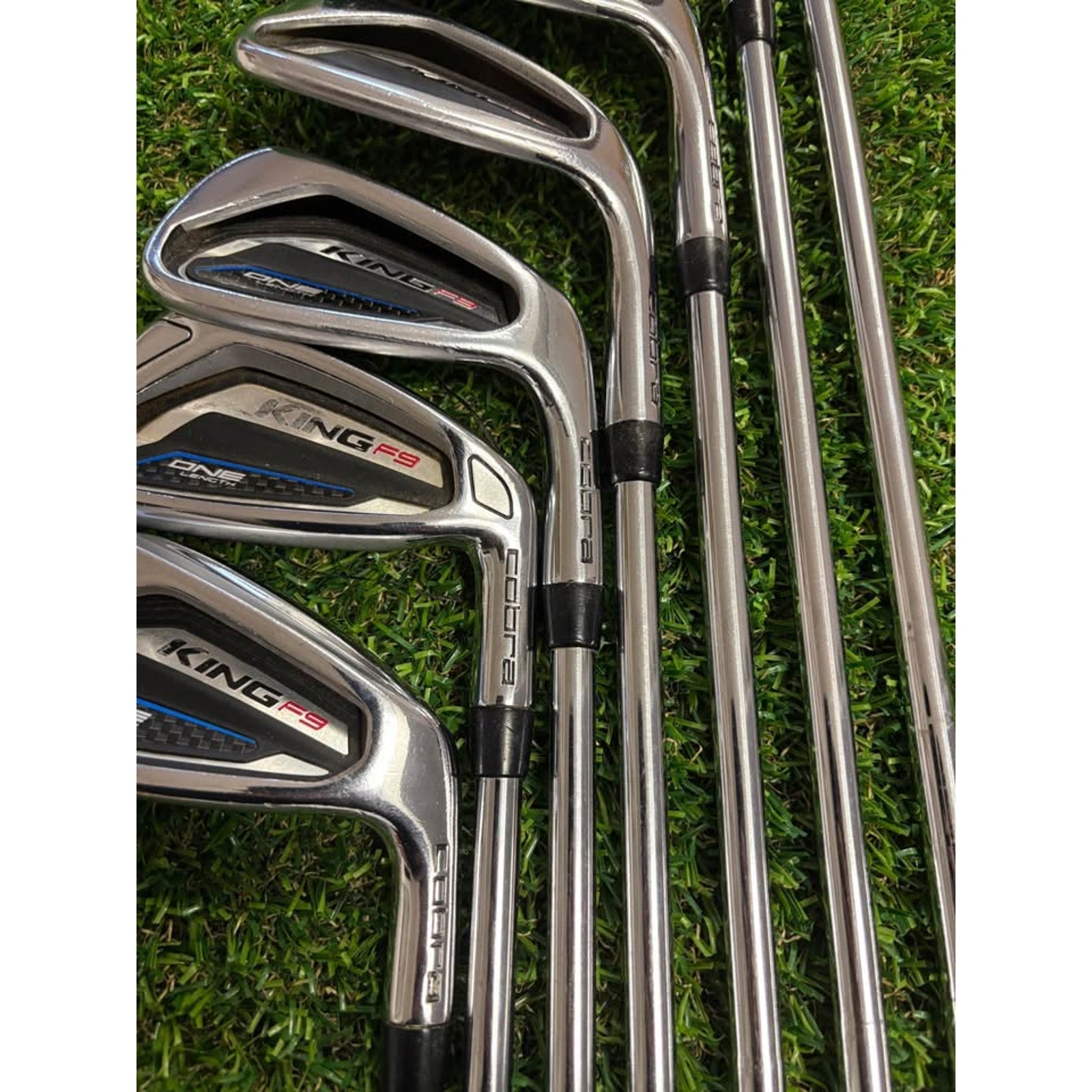 King Cobra F9 One Length 5-PW, GW Stiff Flex KBS Tour