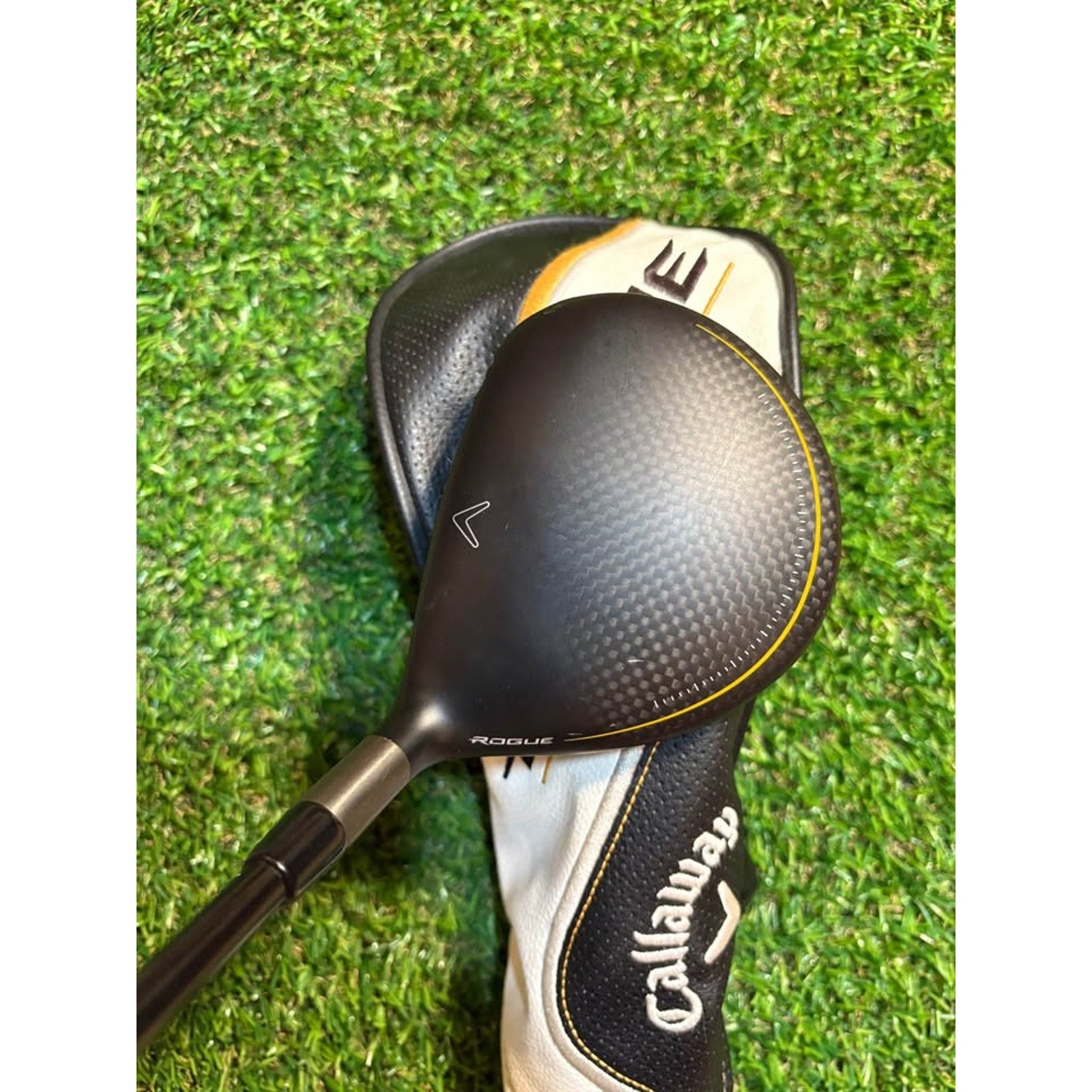Golf Wood - Callaway Rogue 3-Wood 15° Stiff Flex Tensei 65g w HC