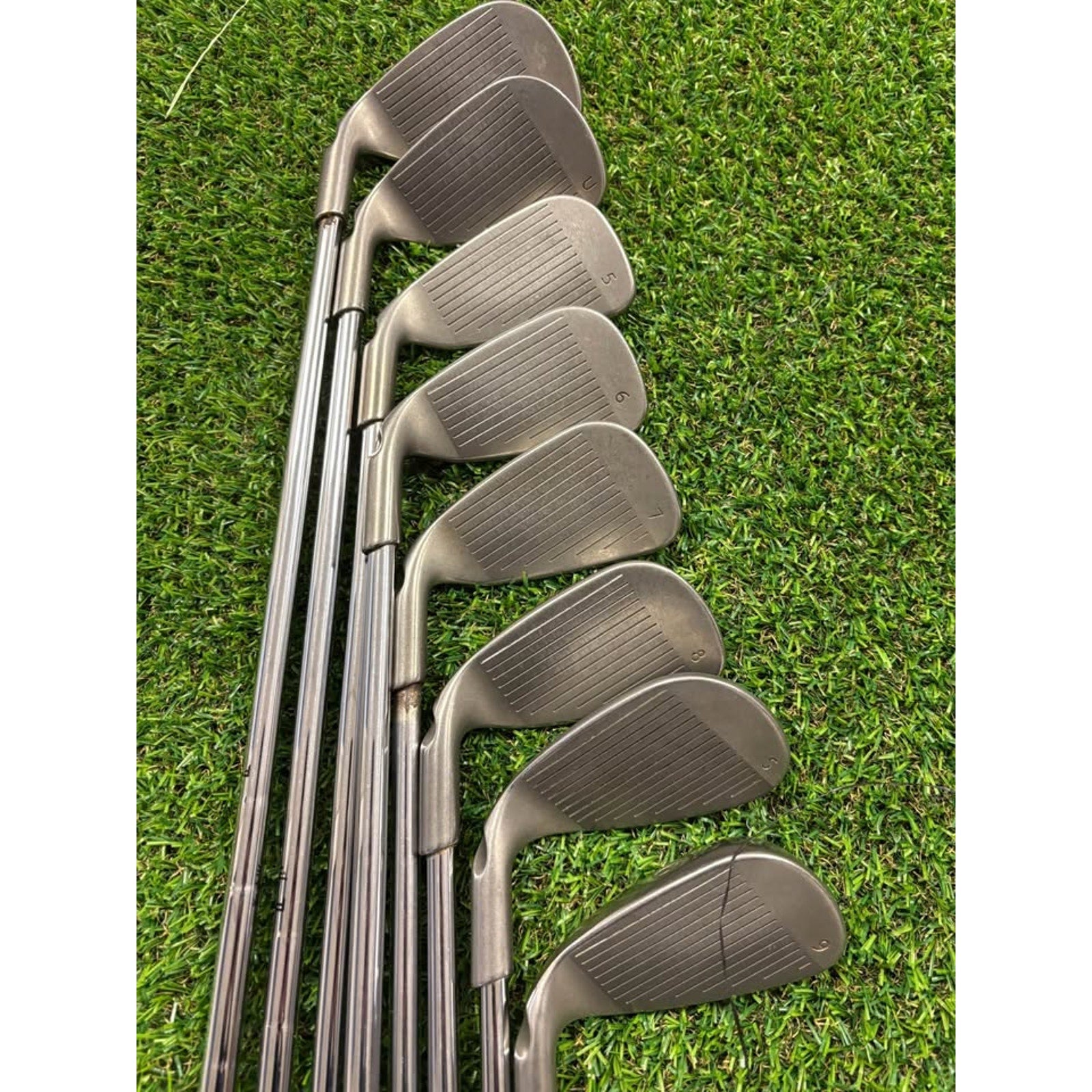 Ping G15 5-W, UW, SW Regular Flex AWT Steel Blue Dot