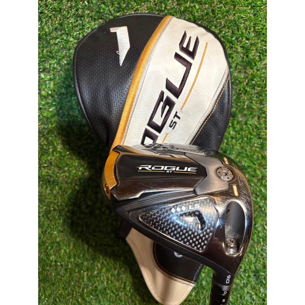 Golf Driver - Callaway Rogue ST Triple Diamond LS 9.0° Stiff Flex KBS TD 40g w HC