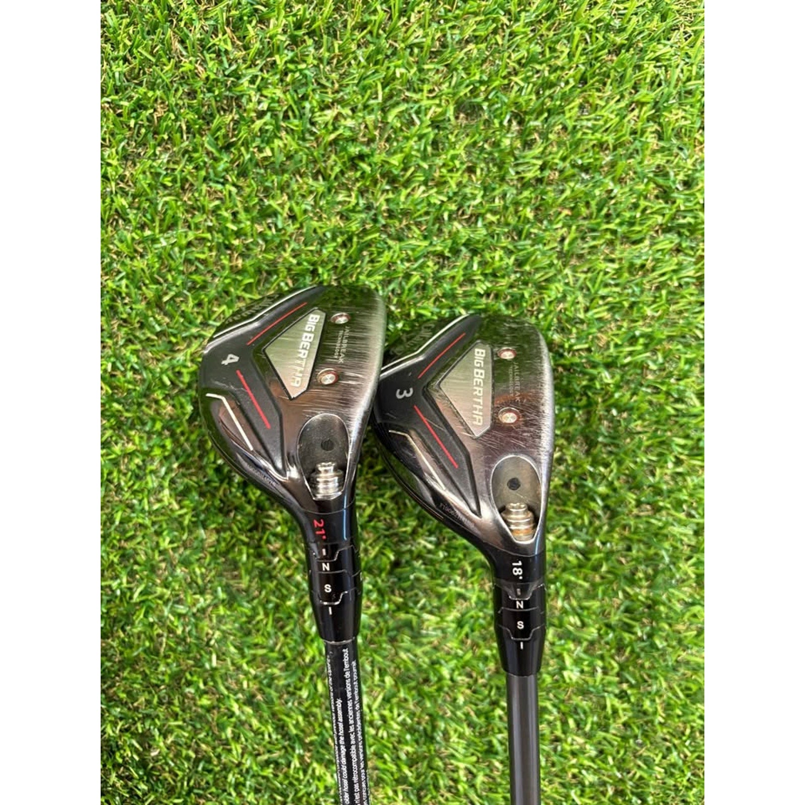 Hybrid Set - 2019 Callaway Big Bertha Hybrids 3H 4H (18° 21°)