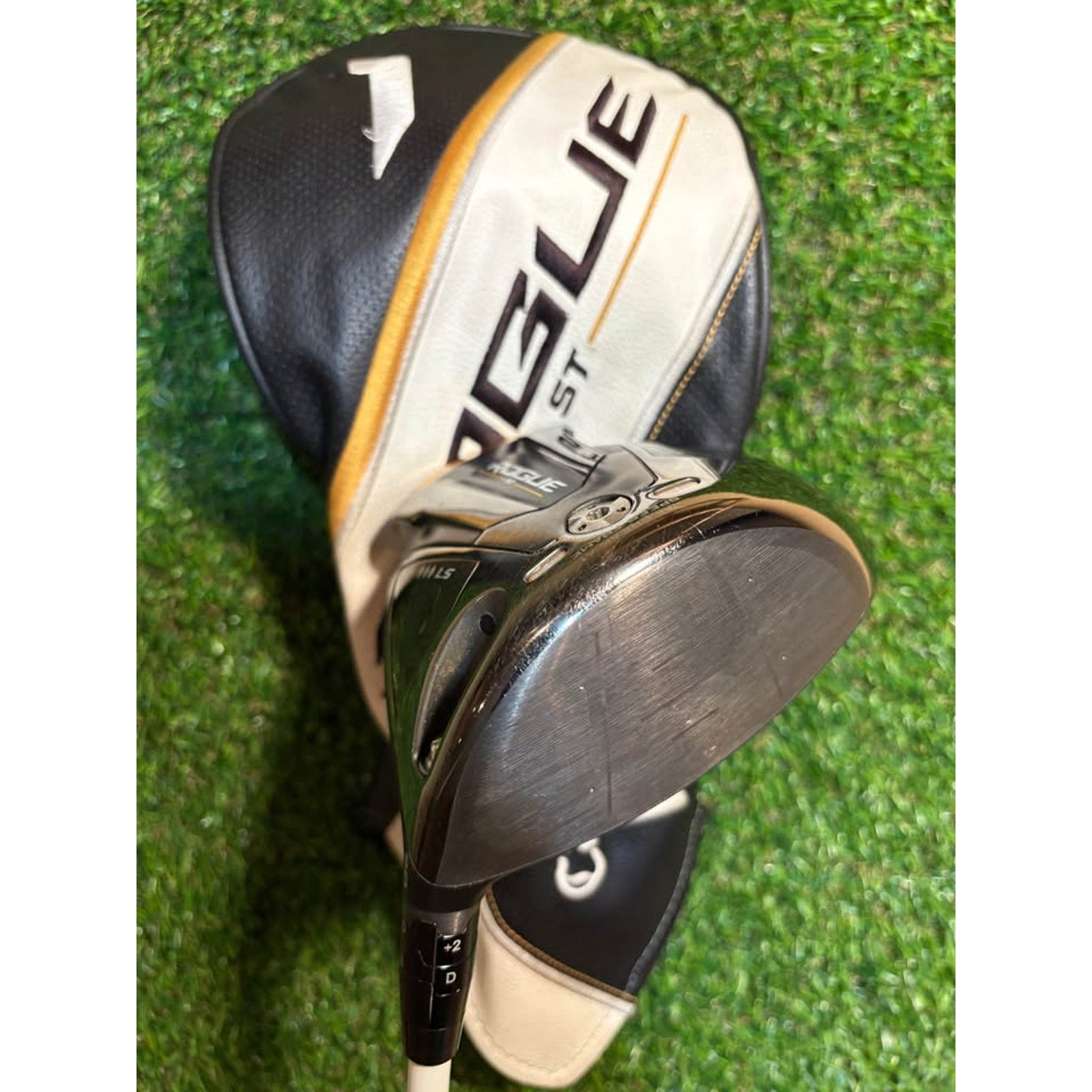 Golf Driver - Callaway Rogue ST Triple Diamond LS 9.0° Stiff Flex KBS TD 40g w HC