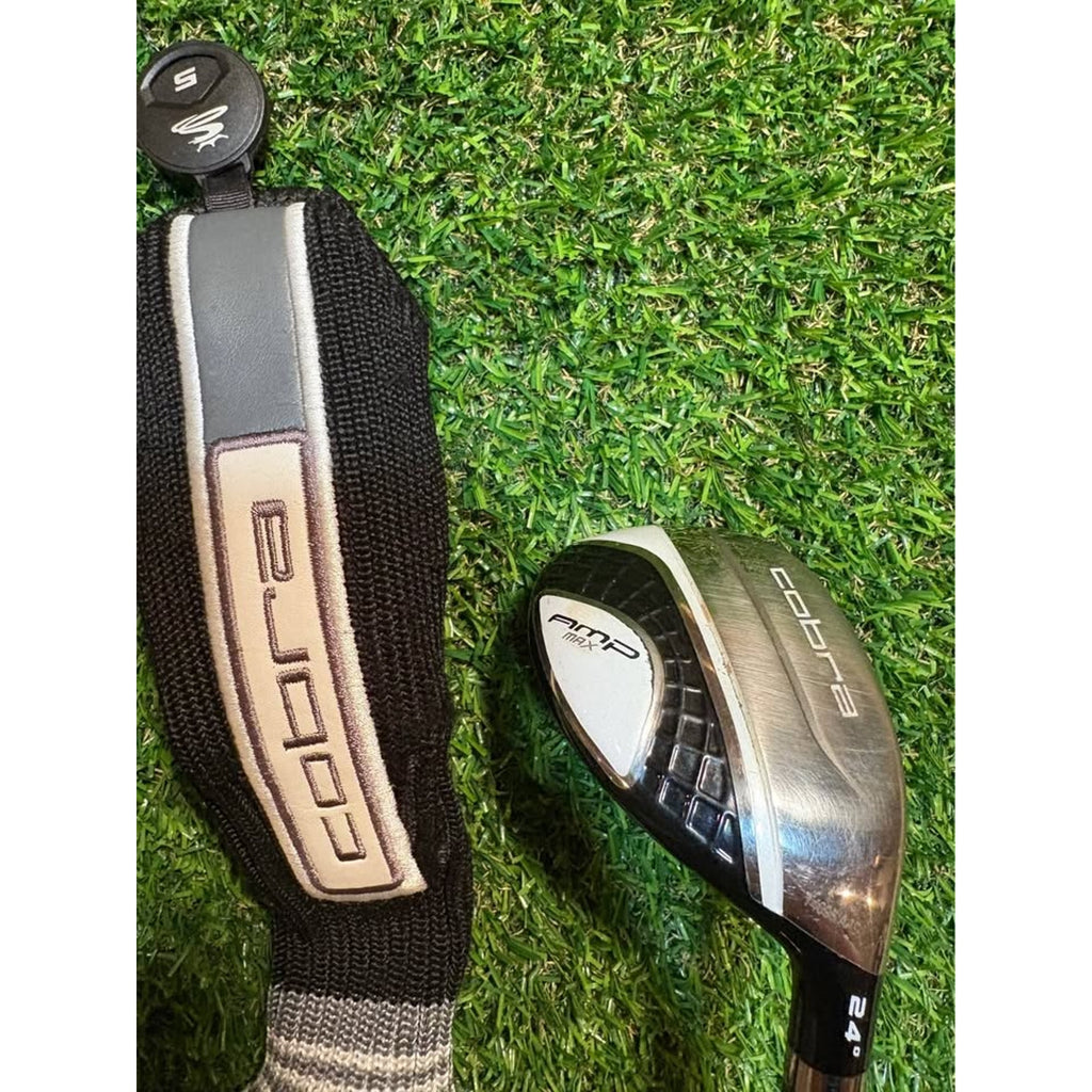 Golf Hybrid - Cobra AMP Max 5 Hybrid 24°Regular Flex 70g w HC
