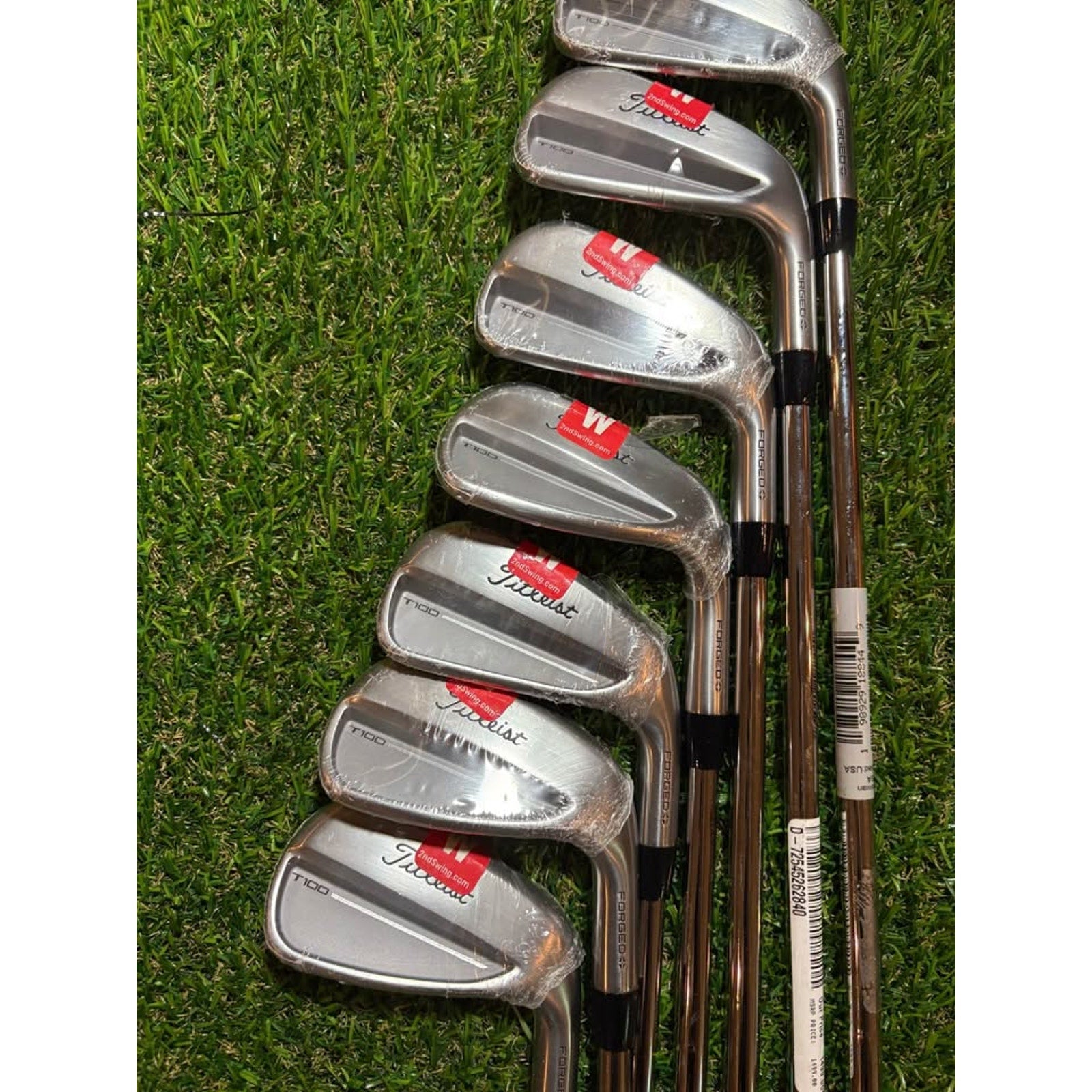 Golf Iron Set - NEW 2025 Titleist T100 4-PW Stiff Flex AMT White ($1200)