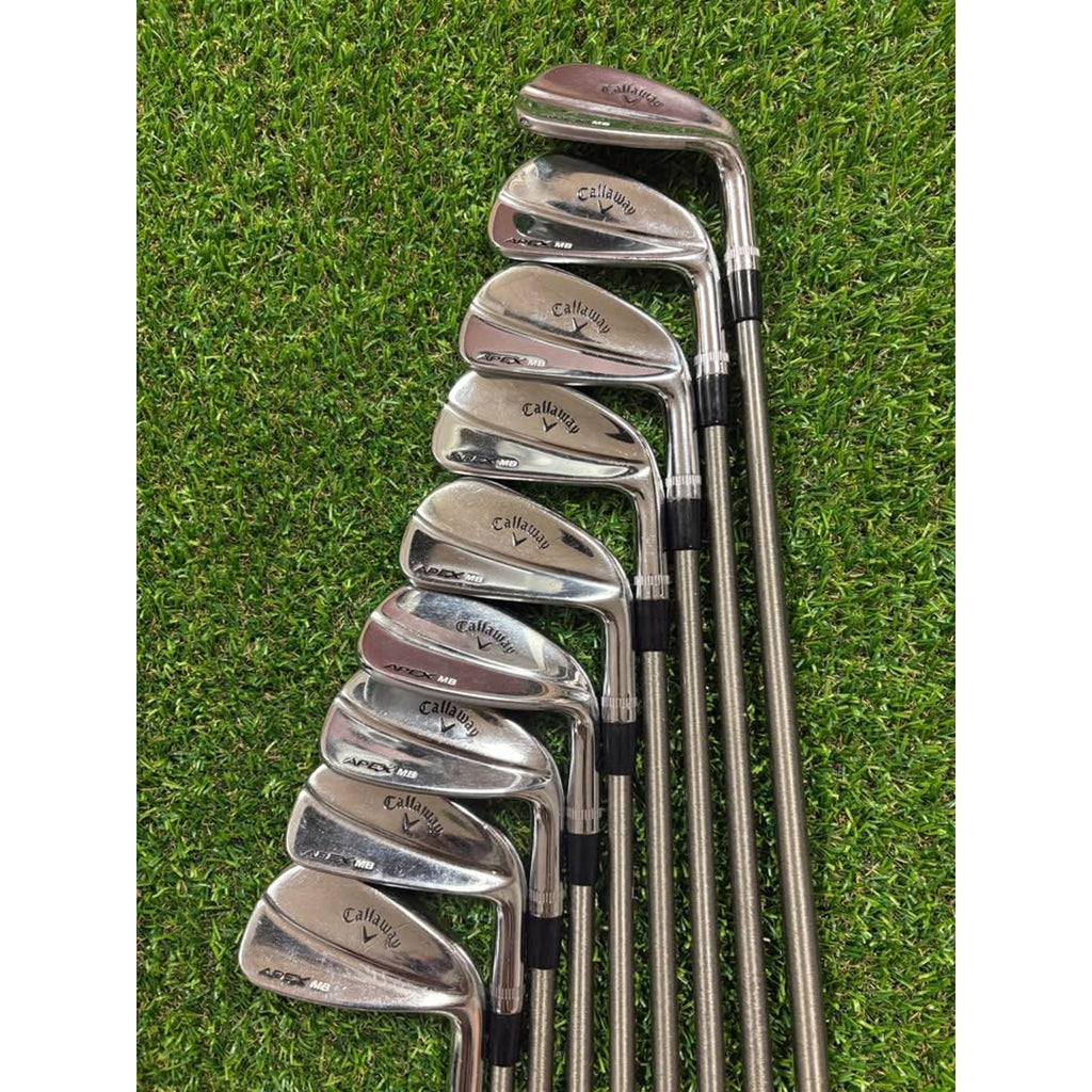 Golf Iron Set - Callaway Apex MB ‘18 3-AW Stiff Flex SteelFiber i100
