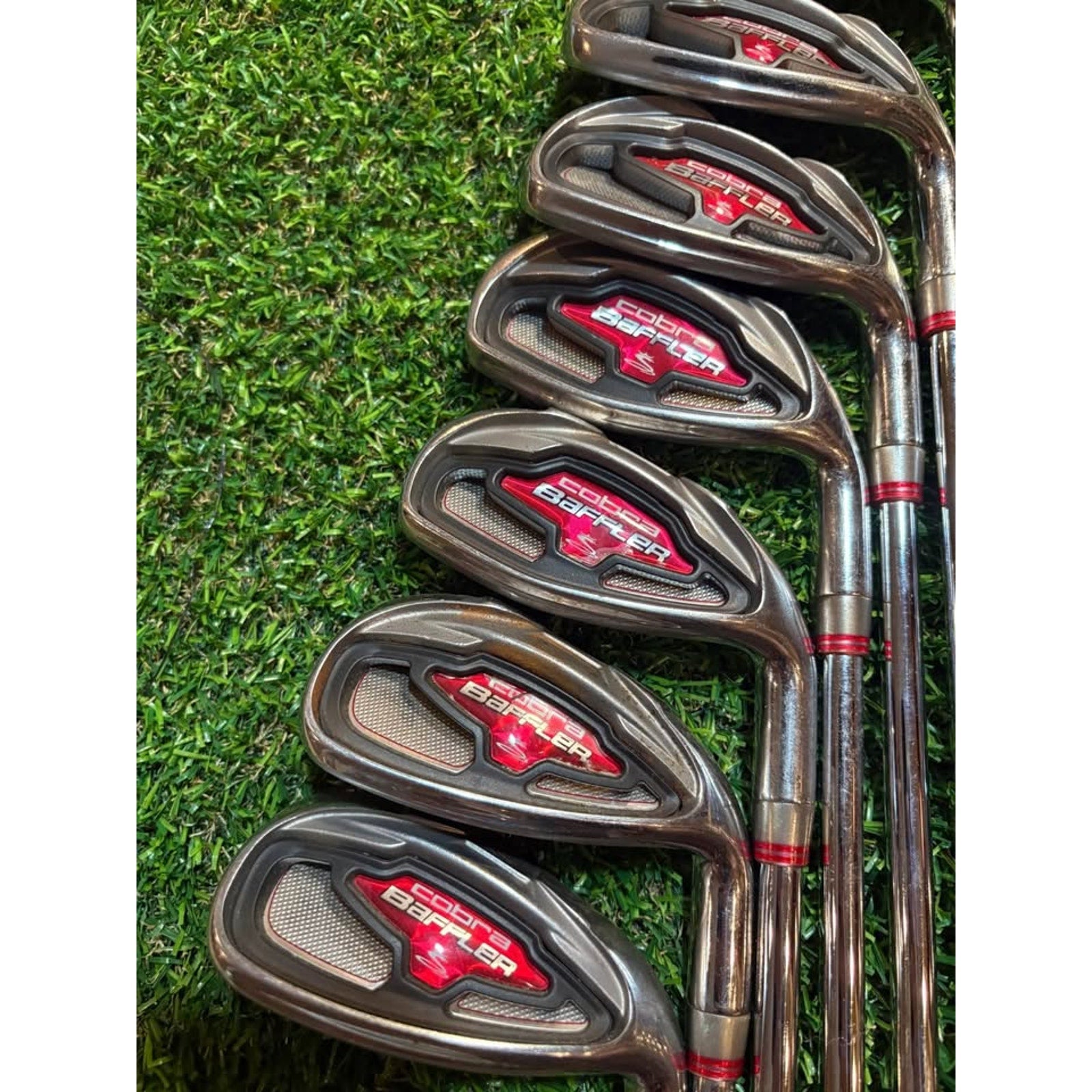 Golf Iron Set - Cobra Baffler Iron Set 4-GW –Regular Flex Steel
