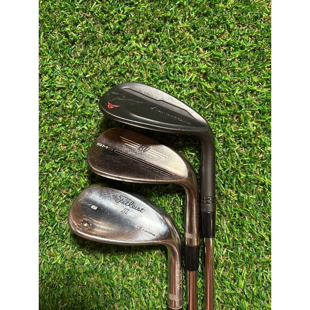 Wedge Set - Titleist SM9/SM6/Taylormade MG Black 52/56/60