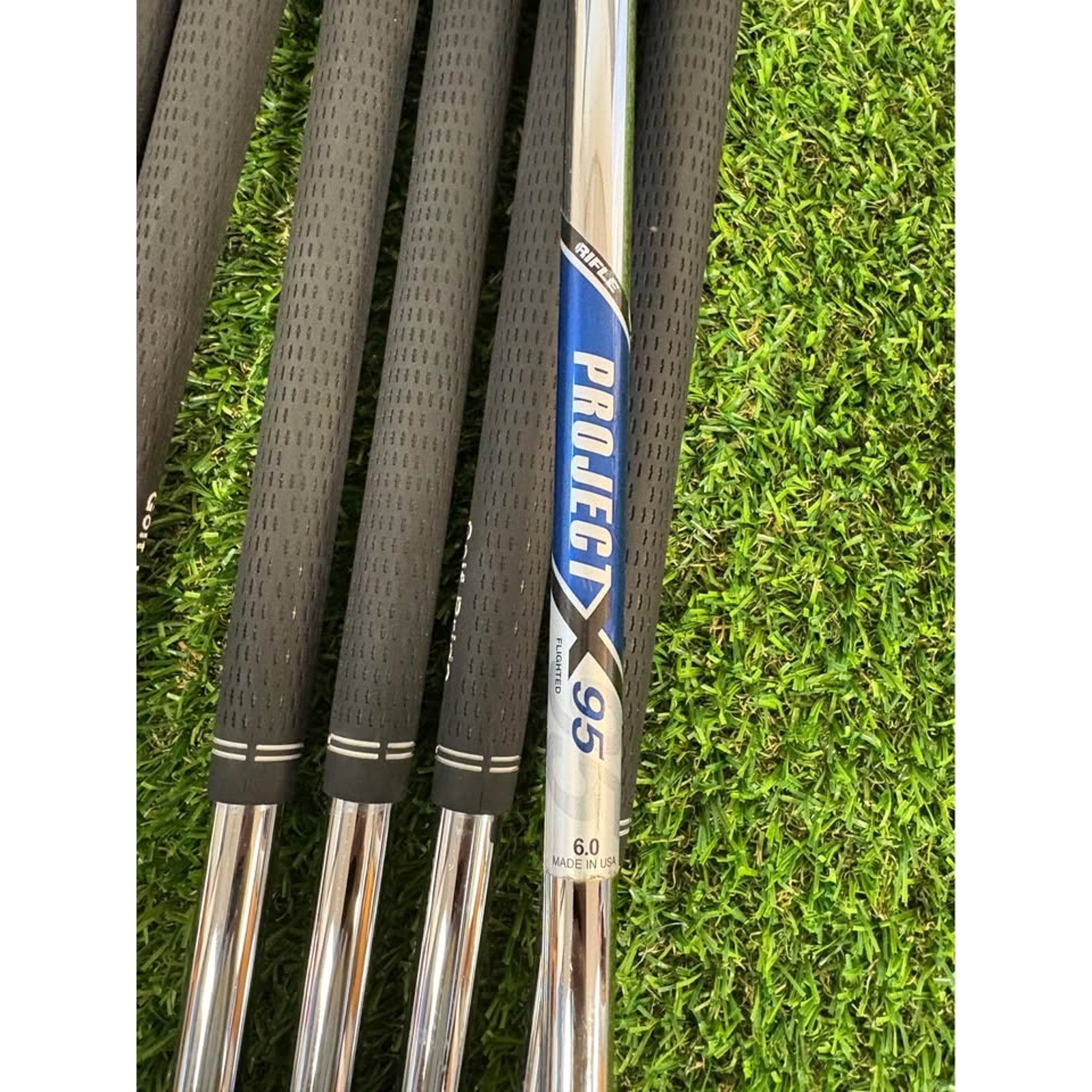 Callaway X Hot Pro 3-PW Stiff Flex Project X 95 Rifle Flighted (FULL SET)