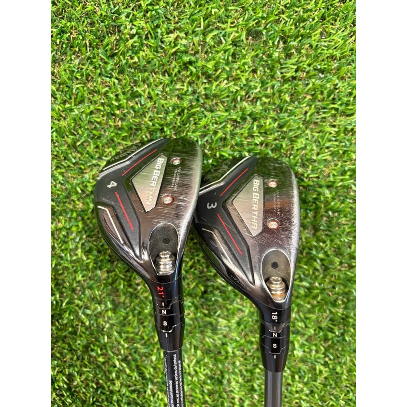 Hybrid Set - 2019 Callaway Big Bertha Hybrids 3H 4H (18° 21°)