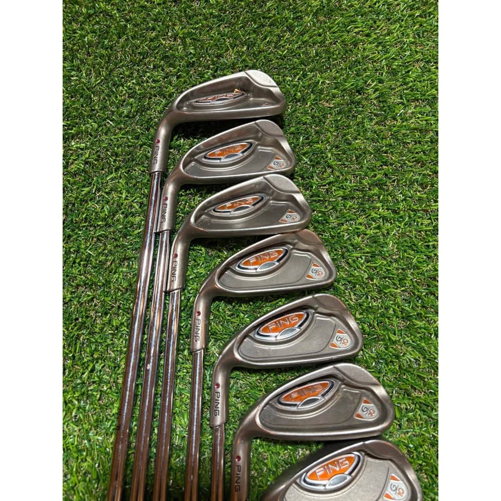 Iron Set - Left-Handed Ping G10 4–PW Stiff Flex AWT Steel Shafts