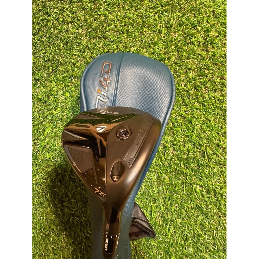Golf Wood - TaylorMade Qi10 7 Wood 21° Senior Flex REAX 50g w HC *MINT*