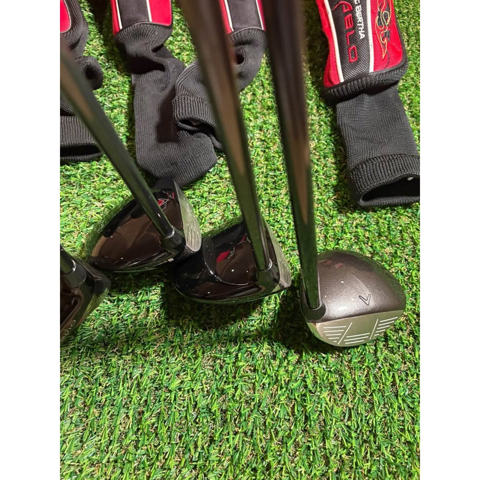 Driver/Wood Set - Left-Handed Callaway Diablo Octane Driver, 3 Wood, 5 Wood, 7 Wood Regular Flex