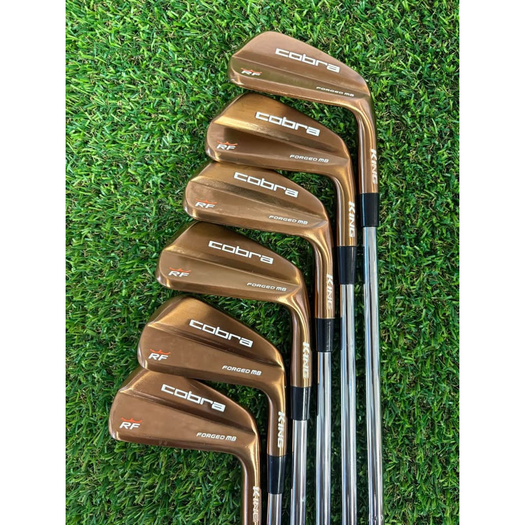 Cobra King RF Copper Forged 5-PW Stiff Flex Dynamic Gold EX Weight Lock S200 ($600)