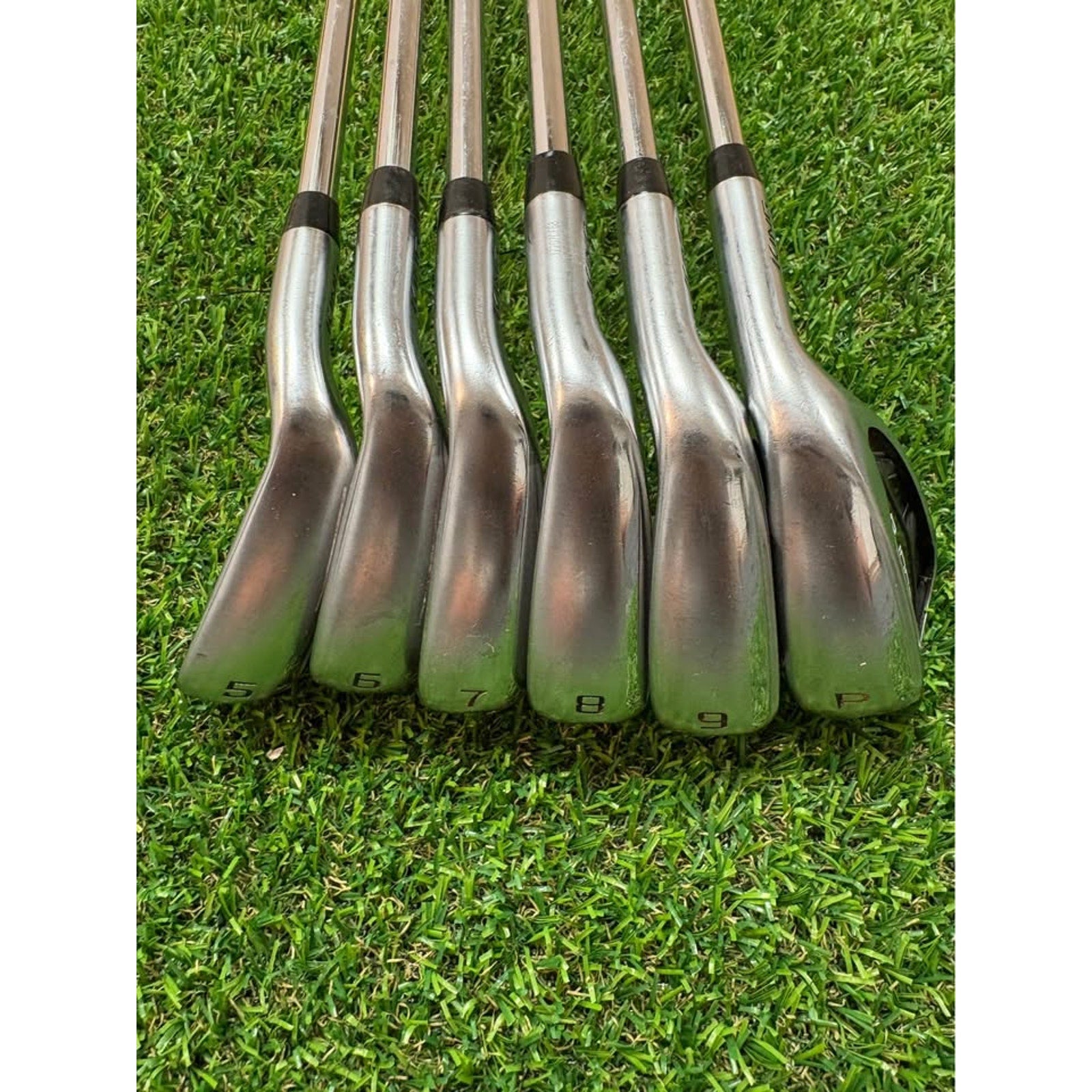 Golf Iron Set -  Cobra LTDx One Length 5-PW Stiff KBS Shafts