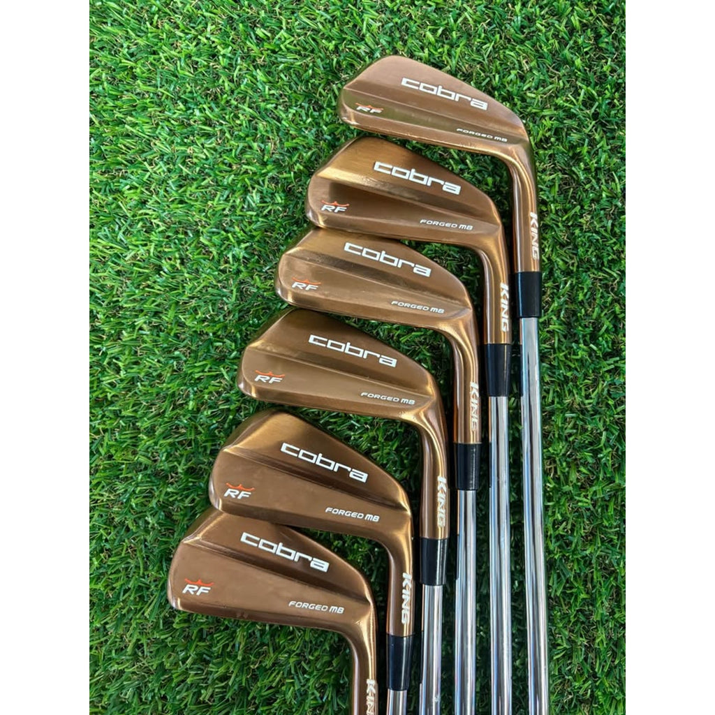 Cobra King RF Copper Forged 5-PW Stiff Flex Dynamic Gold EX Weight Lock S200 ($600)