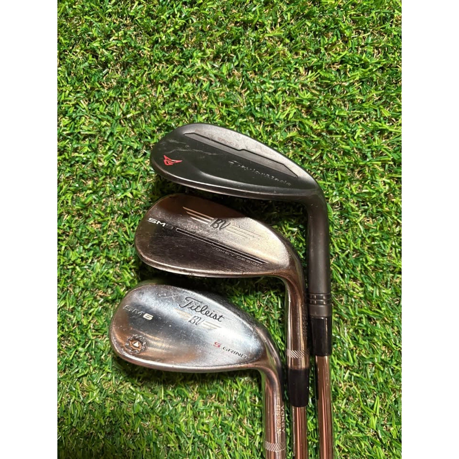 Wedge Set - Titleist SM9/SM6/Taylormade MG Black 52/56/60